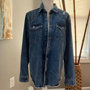Zara denim shirt
